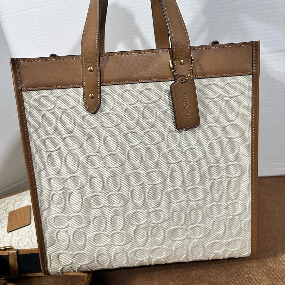 Coach Signature Field Tote Bag Set - Picture 3 of 13